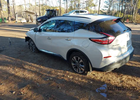 2016 Nissan Murano Sv z USA, uszkodzony, nr VIN 5N1AZ2MG8GN155689